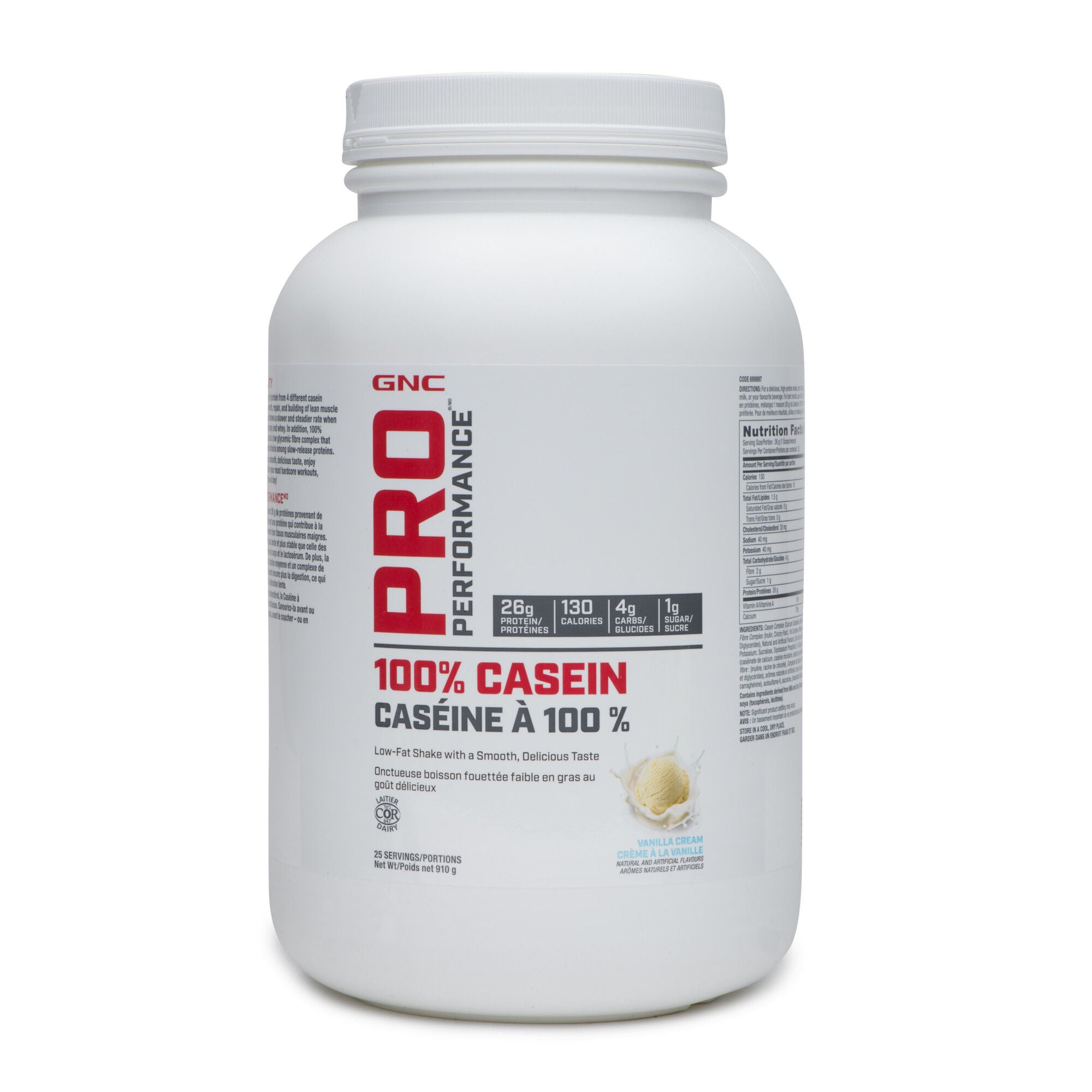 100% Casein - Vanilla Bean Vanilla Bean | GNC